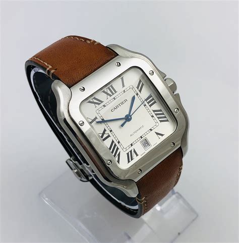 cartier santos material|cartier santos automatic large.